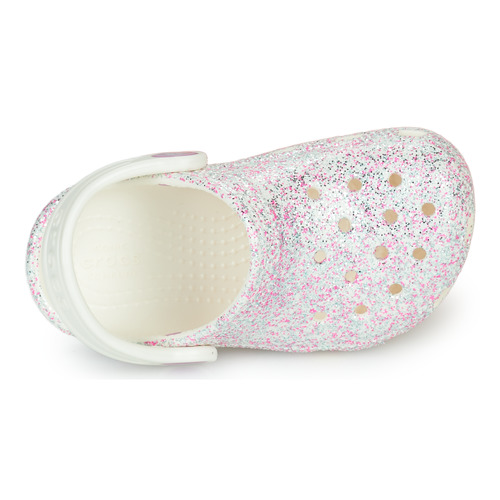 Crocs - CLASSIC GLITTER CLOG T Blanco