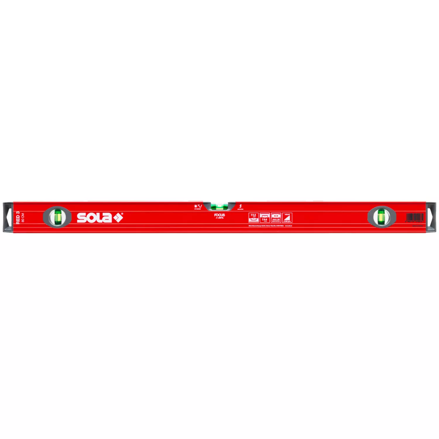 Sola Red 3 80 Blokwaterpas - 800mm