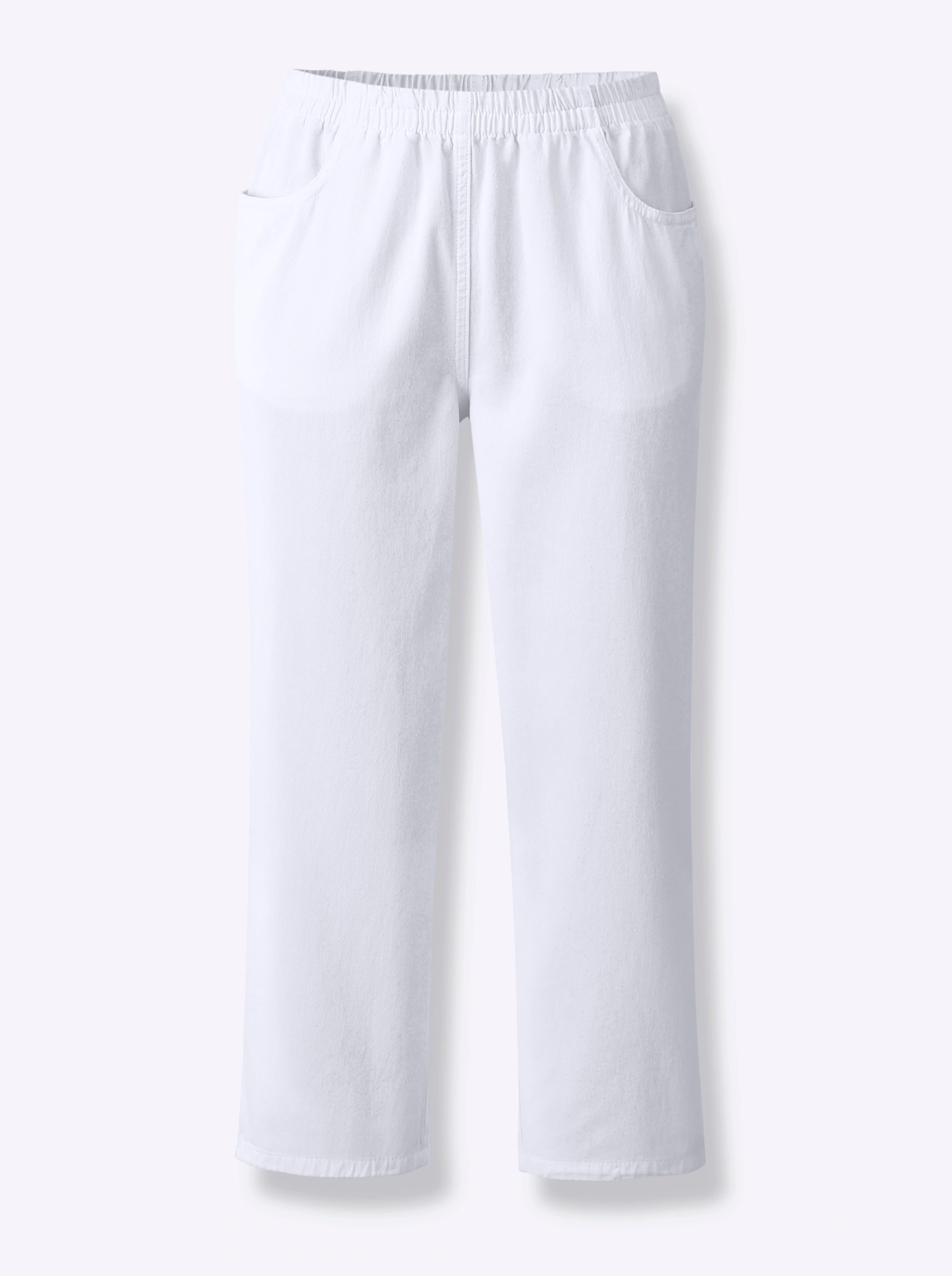 Caprihose in weiß