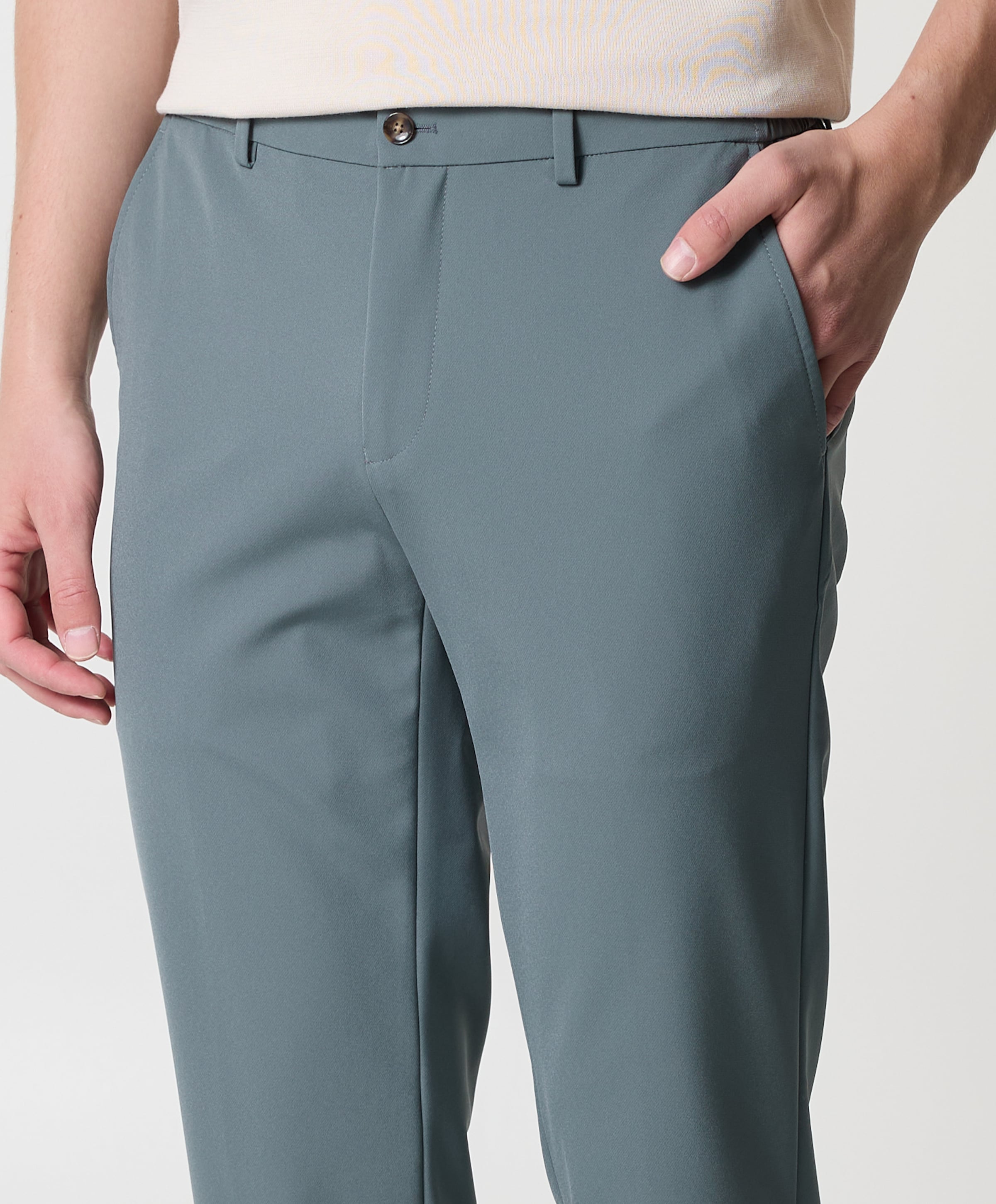 Born with appetite Das Pants heren pantalon groen