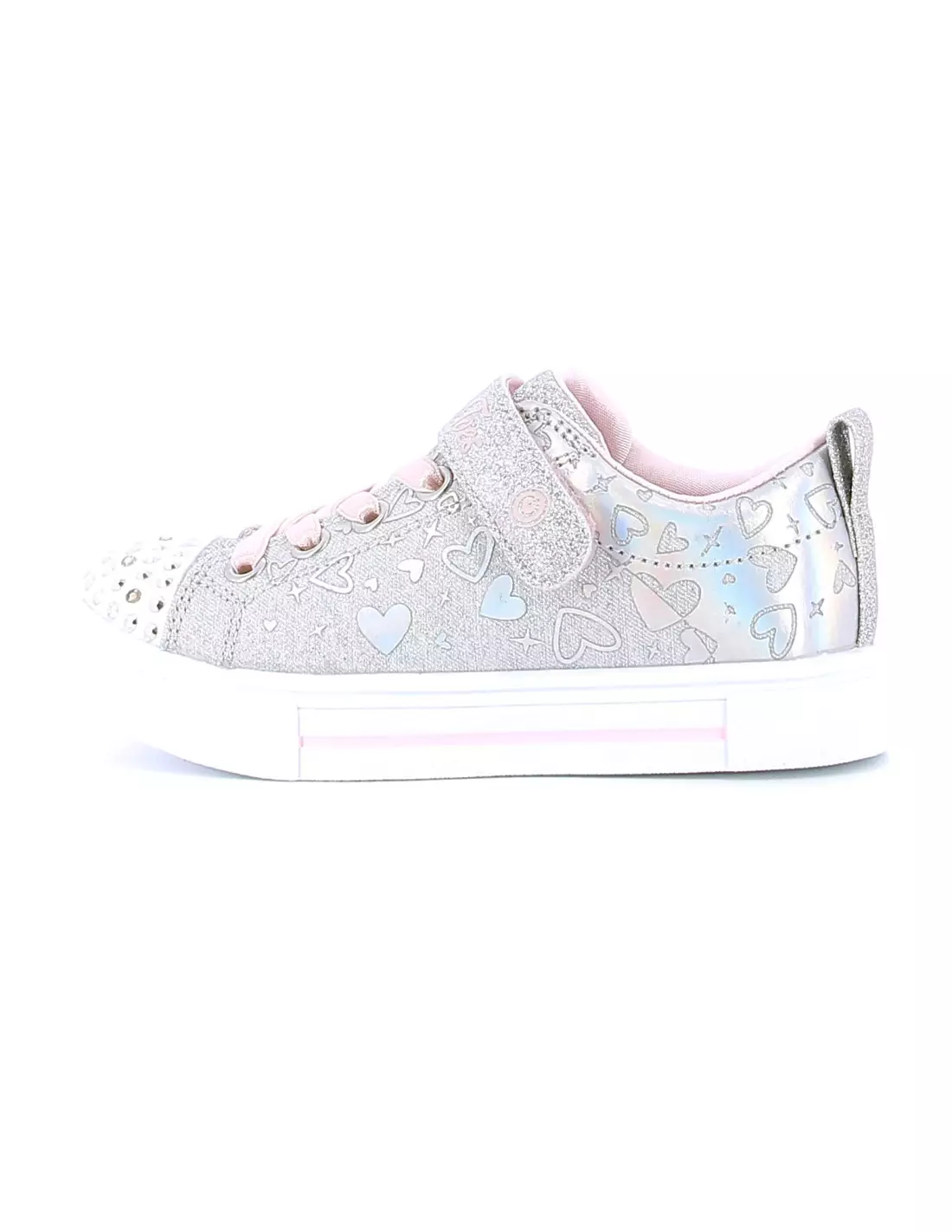 SKECHERS TWINKLE SPARKS - Baskets LIGHTPINKGOLD