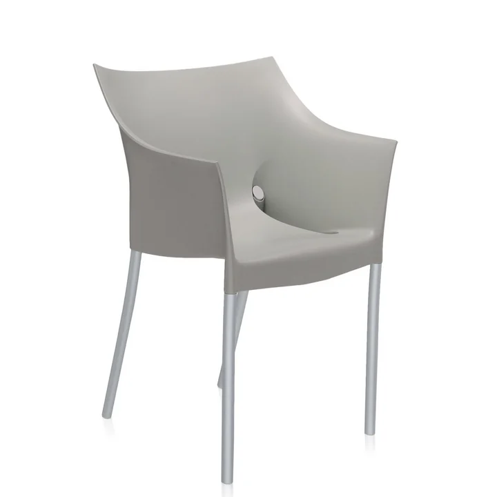Kartell - Dr. NO Armstuhl, wachsweiss