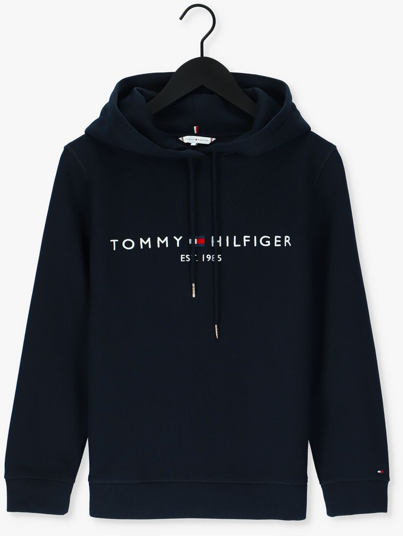 TOMMY HILFIGER donkerblauwe tommy hilfiger sweater heritage hilfiger hoodie ls