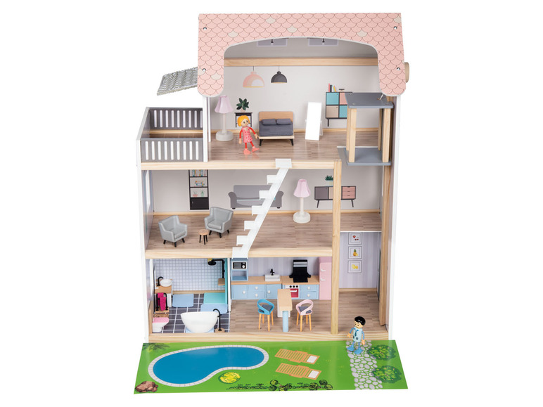 Houten poppenhuis