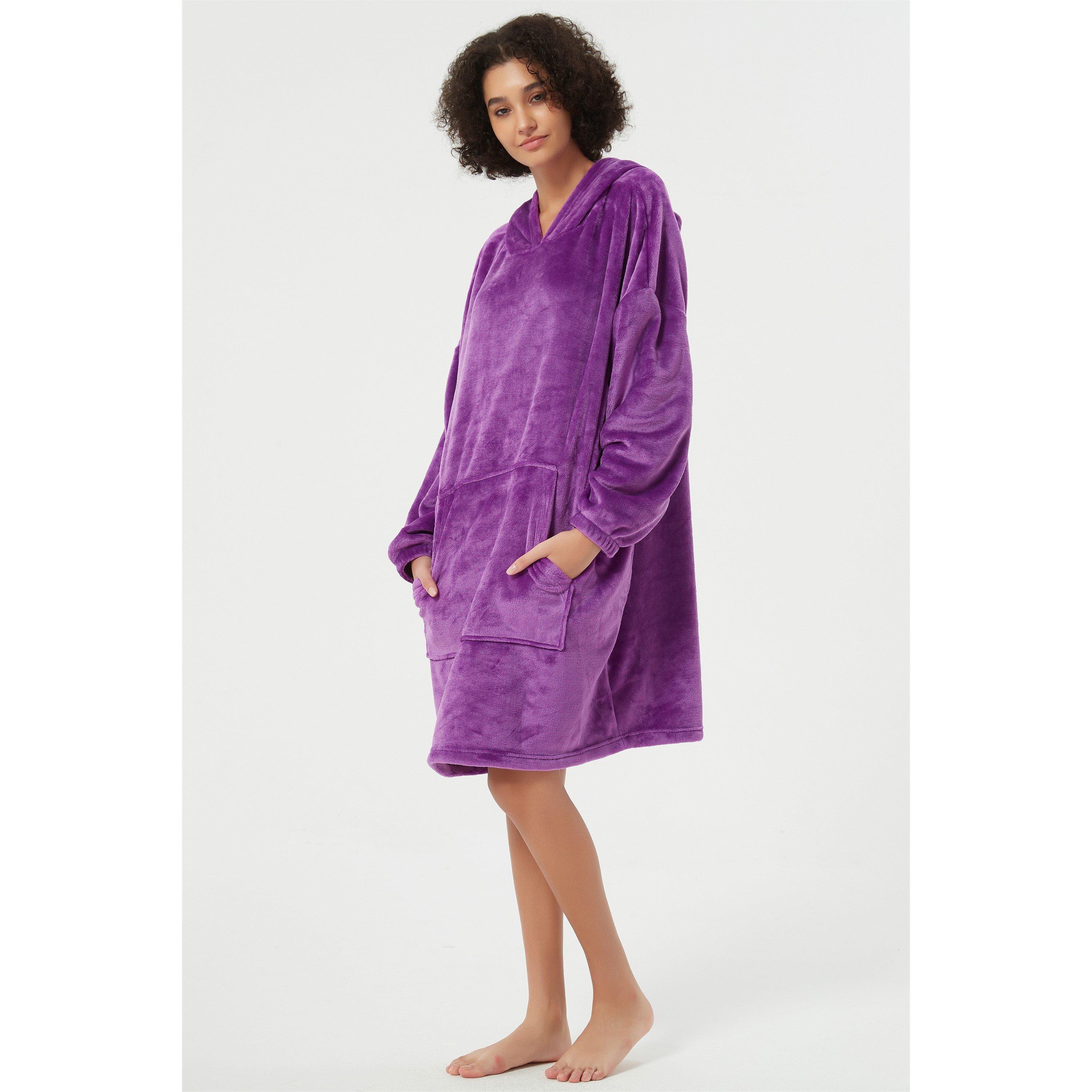 Linea Ladies Plain Snuggle Hoodie