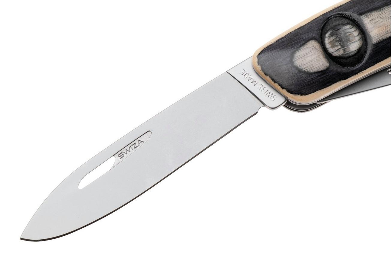 Swiza D04 AM, KNI.0046.6520, Laminate White, Zwitsers zakmes, 6 tools
