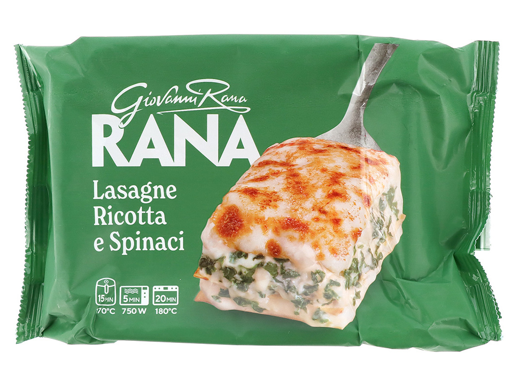 LASANHA DE RICOTA E ESPINAFRES GIOVANNI RANA 350G