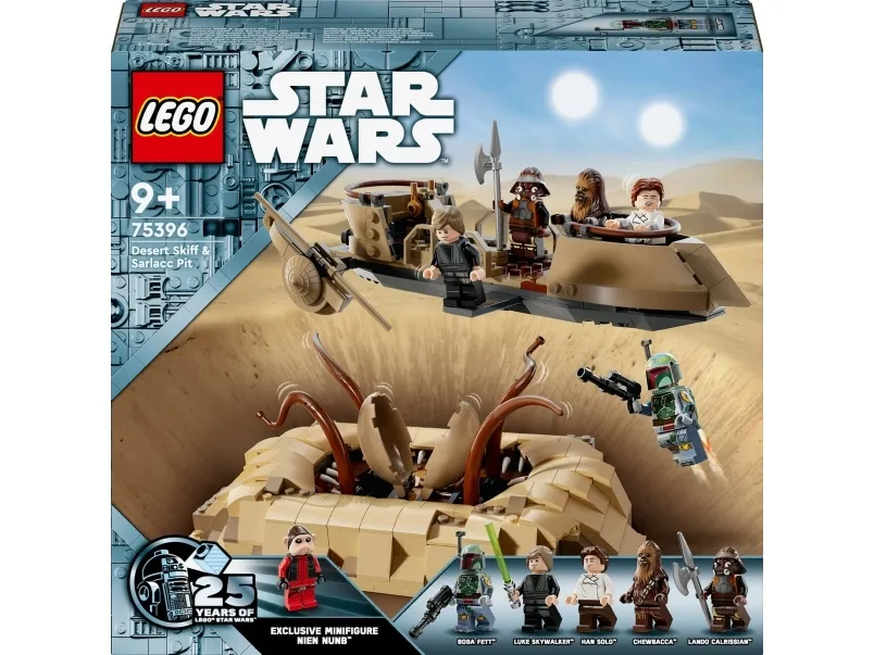 LEGO Star Wars 75396 Ørkenskib og sarlacc-hul