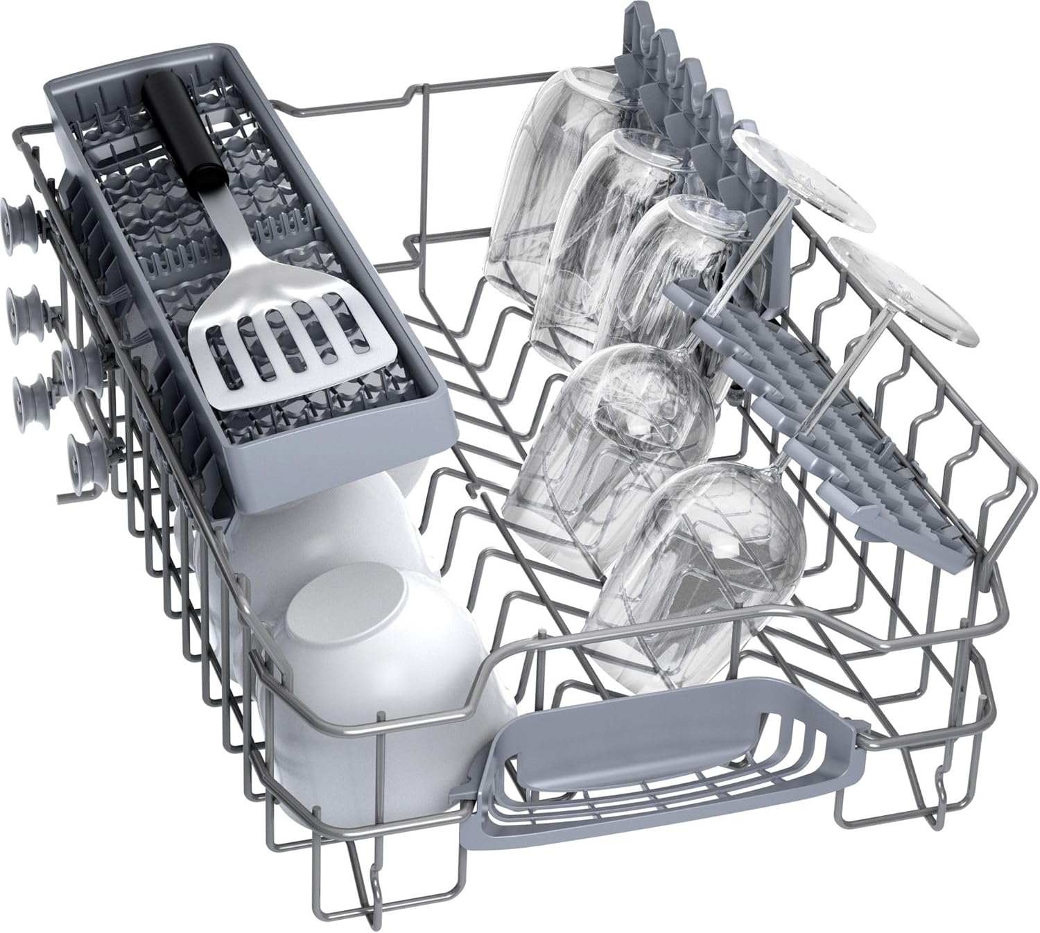 Bosch SPS2HKI58E - Série 2 - Lave-vaisselle pose-libre - 45 cm - 10 couverts - Home connect - Inox [Classe énergétique E]