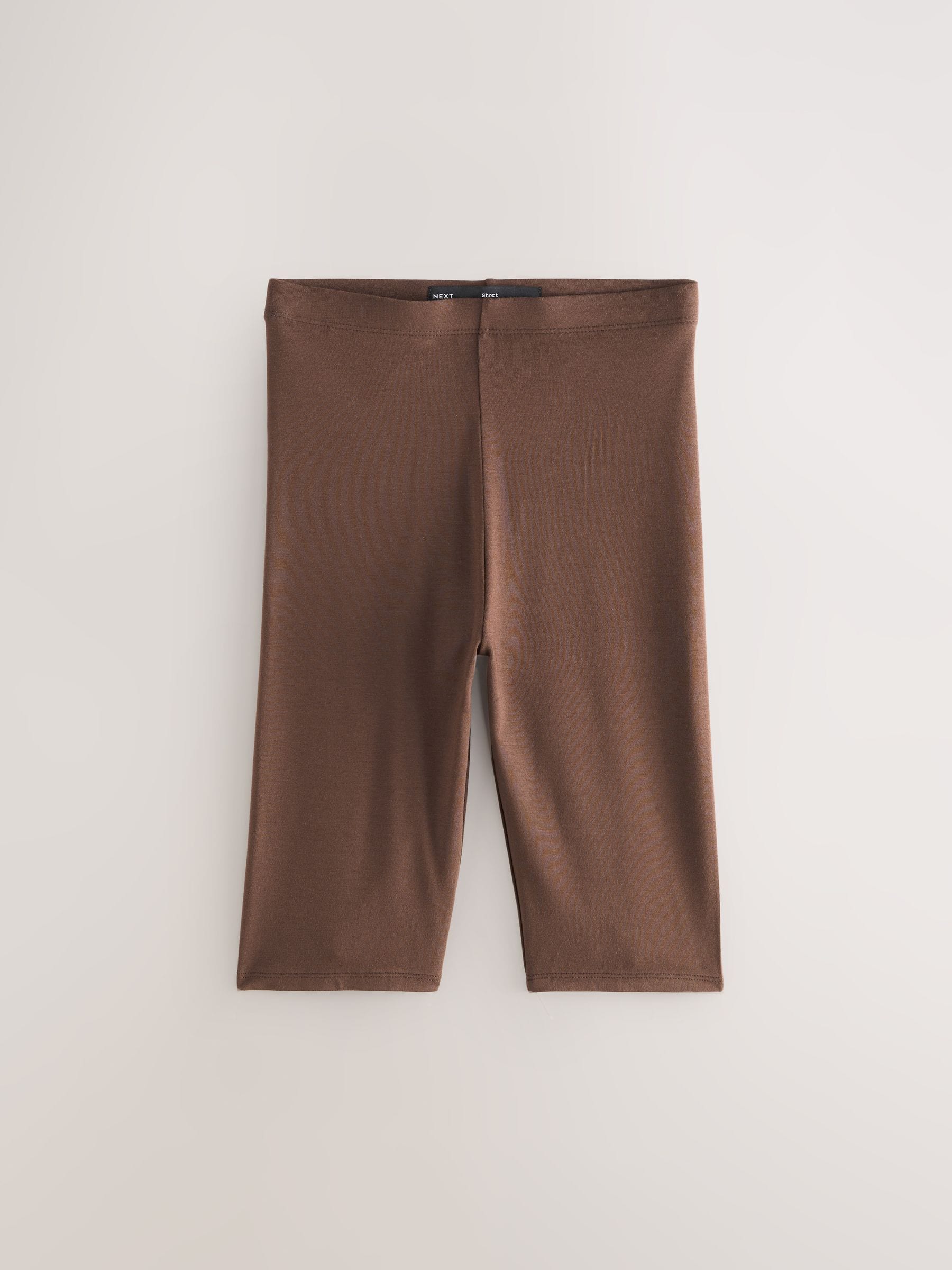 Chocoladebruin - Jersey fietsshort