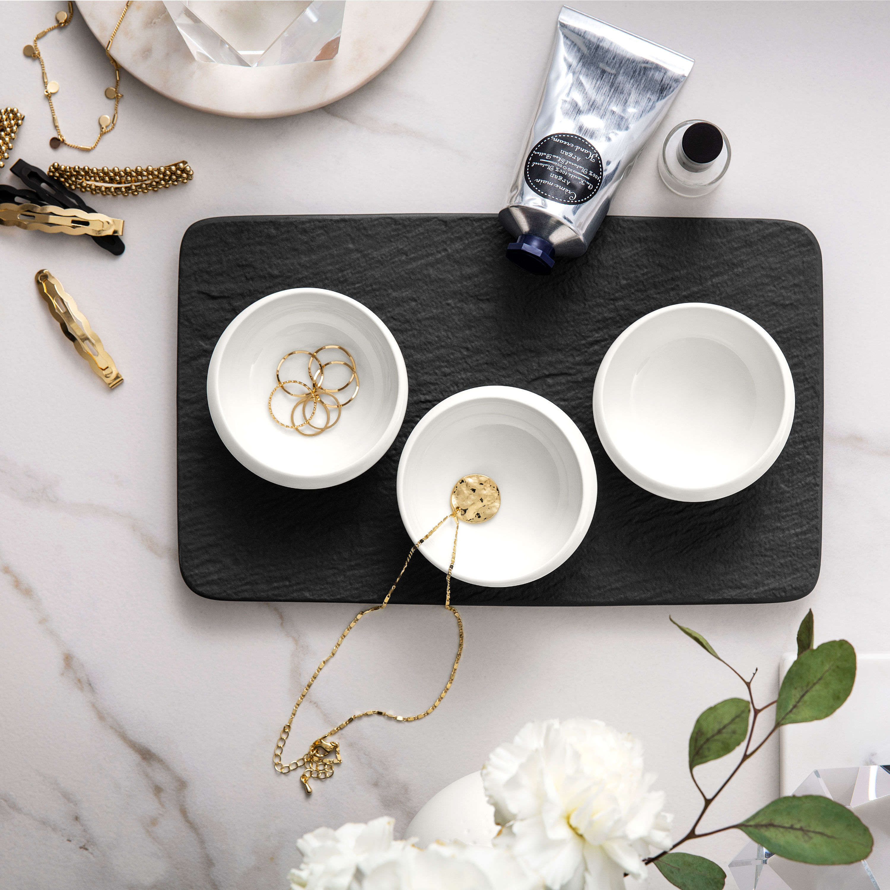 NewMoon Dipping bowl White, Premium Porcelain