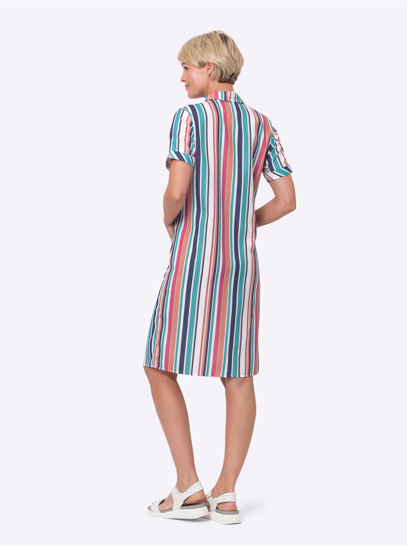 Classic Basics Hemdblusenkleid »Kleid« aufgesetzte Taschen