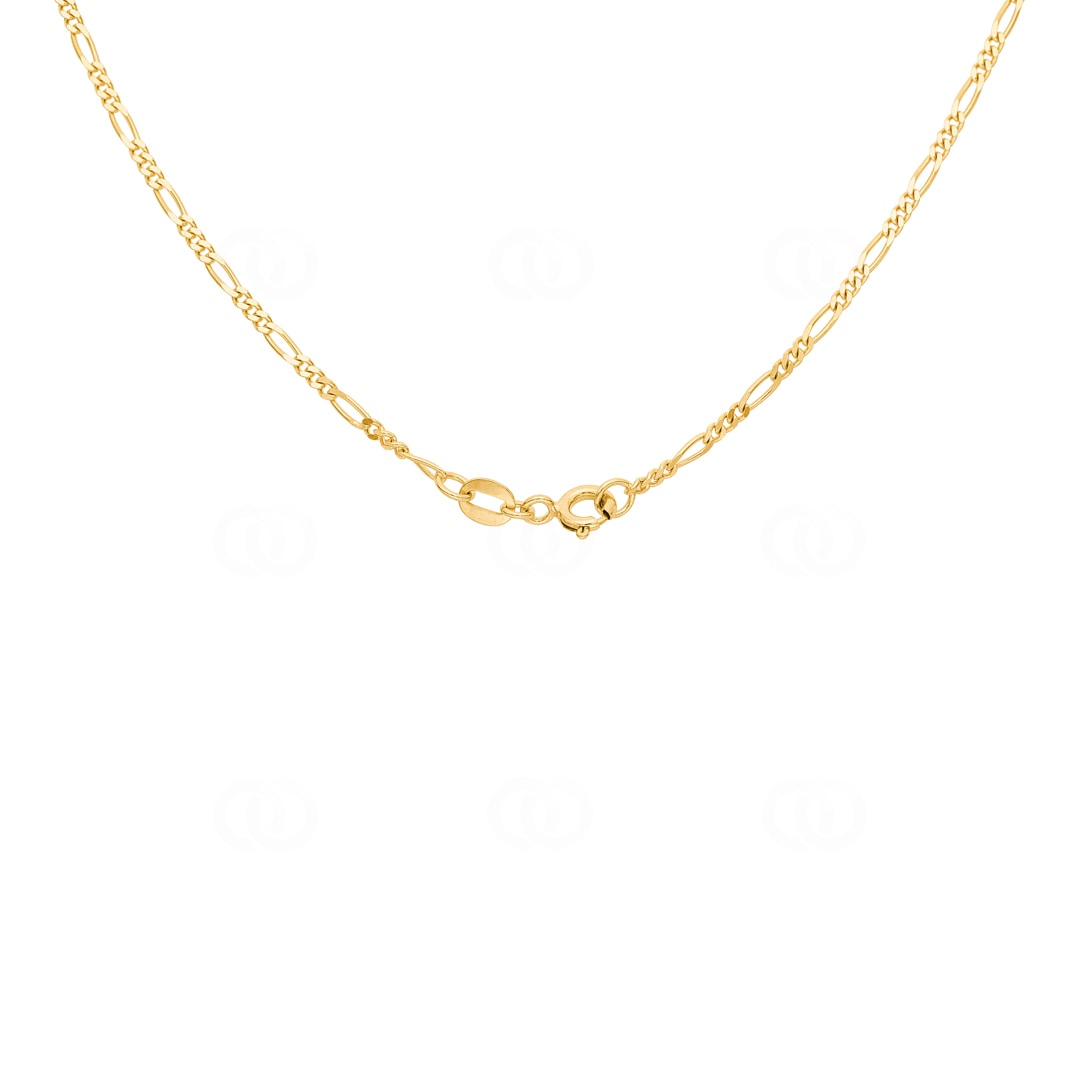 Figarokette 375/9 K Gelbgold. 1.8mm