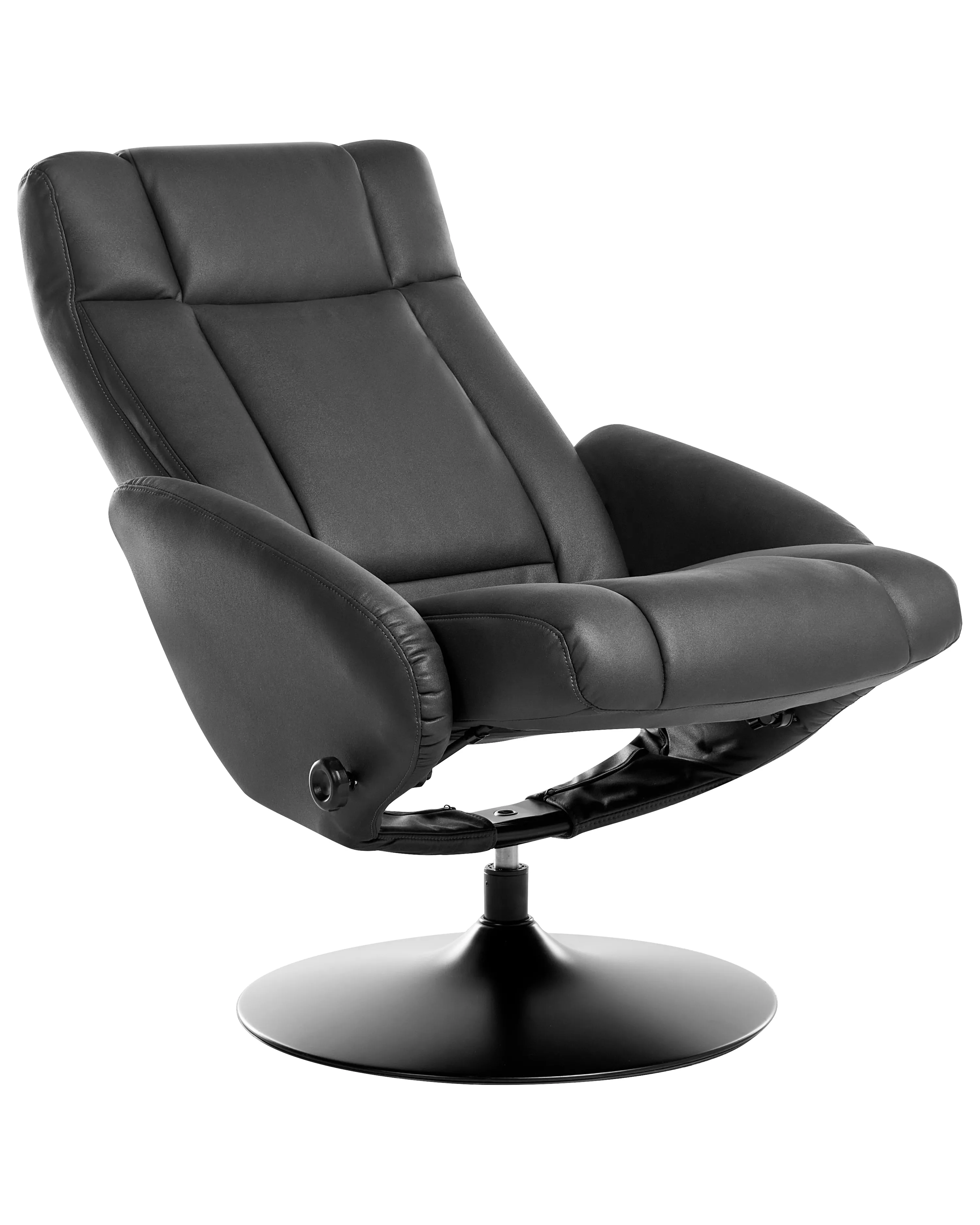 Relaxfauteuil APATE Kunstleer Zwart