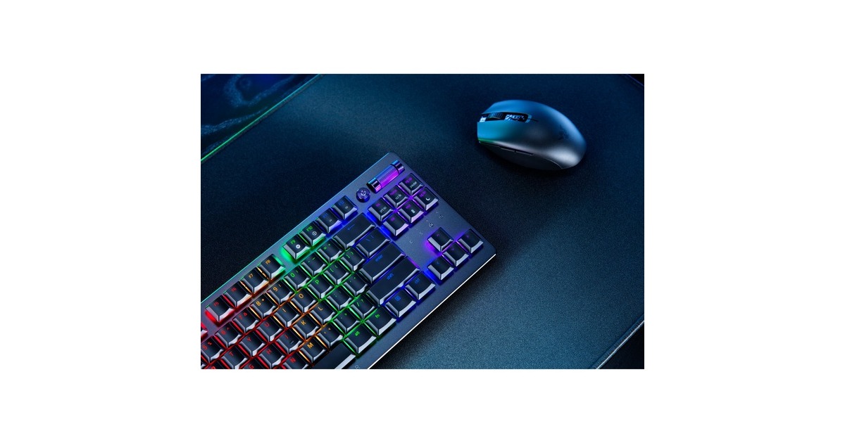 RazerDeathstalker V2 Pro TKL, gaming toetsenbord  (Zwart, US lay-out, Razer Linear Optical (Red), RGB leds, TKL, ABS, Bluetooth)