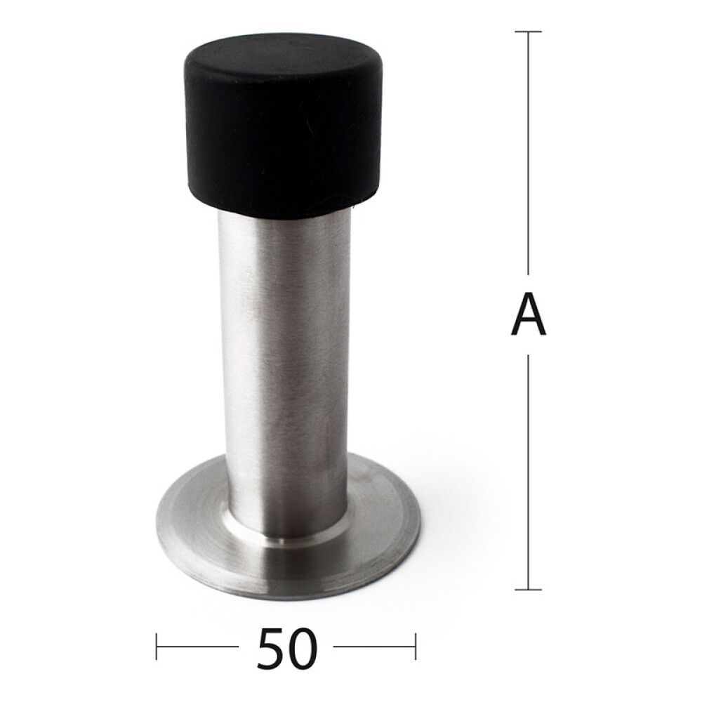 DØRSTOPPER HABO 75MM RUSTFRITT