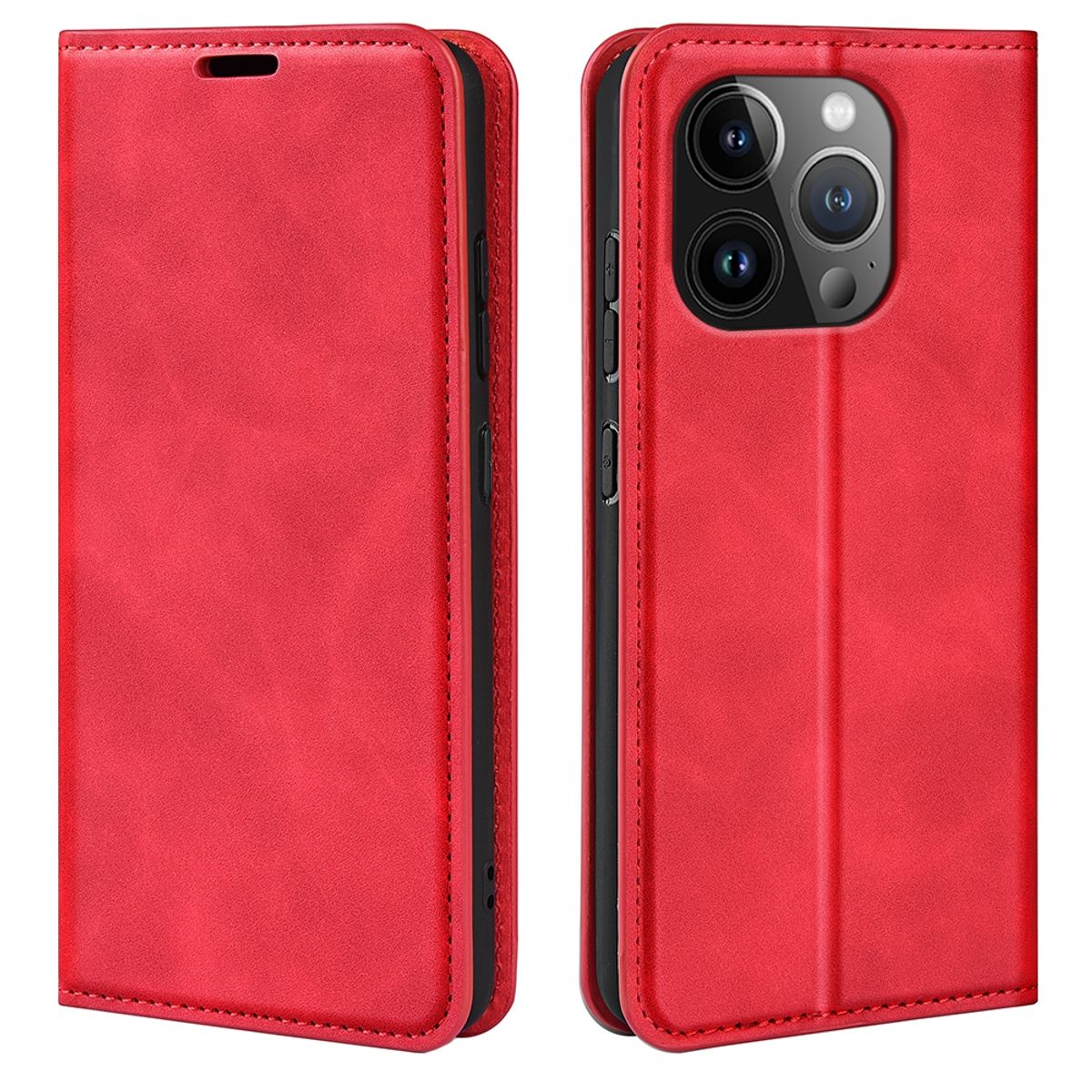 Hülle Handy Schutz für Apple iPhone 15 Pro Max Case Cover Klapp Tasche Wallet