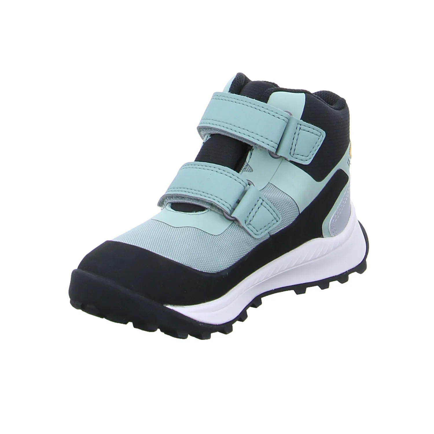 VIKING Kleinkinder-Halbschuh Klett Grün Textil  Sneaker high
