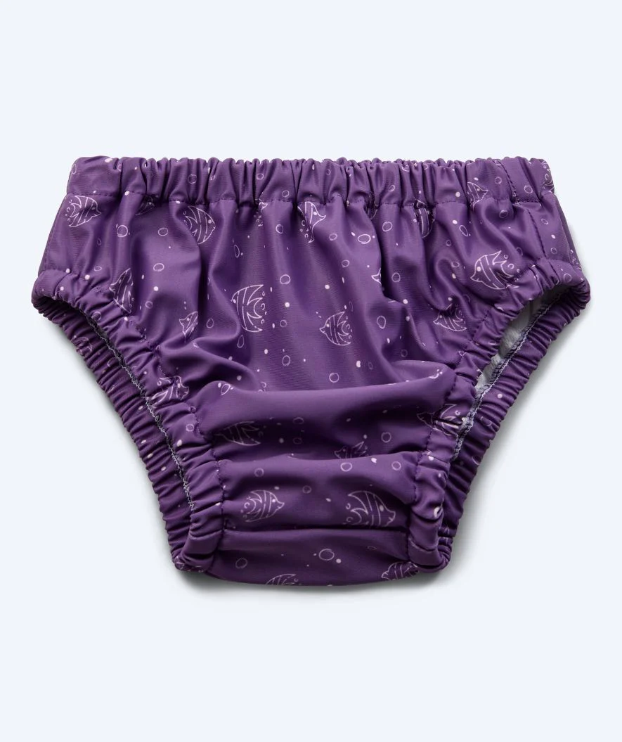 Watery blebadebukser til børn - Foss Lining Nappy - Atlantic Purple