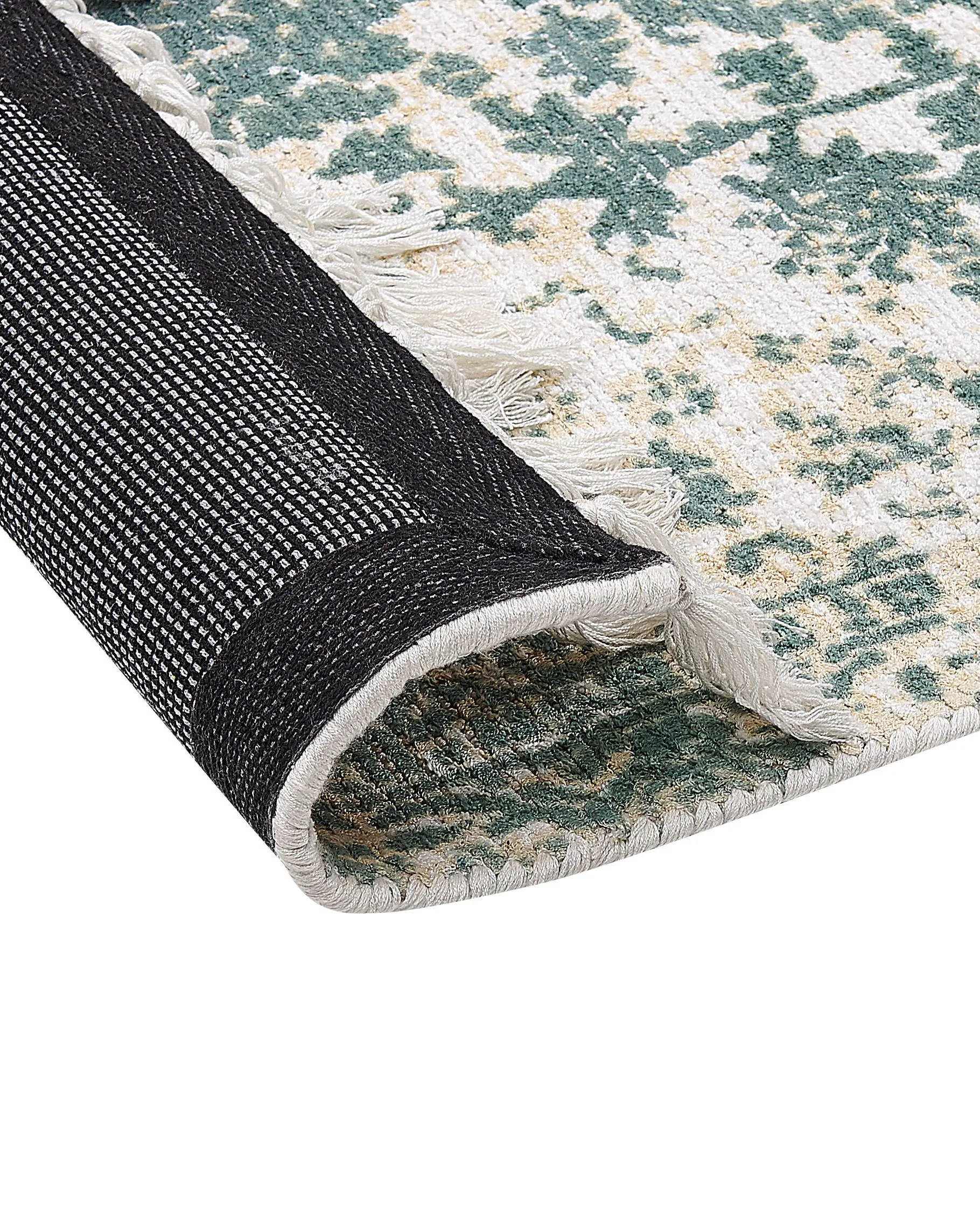 Vloerkleed BOYALI Lichtbeige 160 x 230 cm Viscose