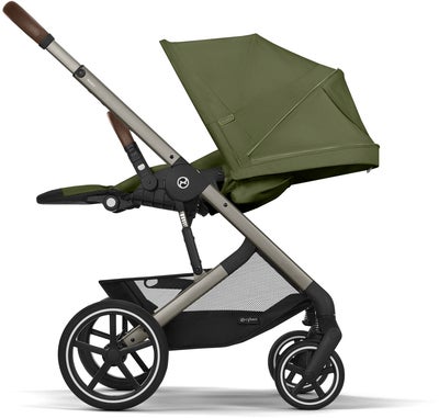 Cybex BALIOS S Lux Sportsvogn, Taupe/Moss Green