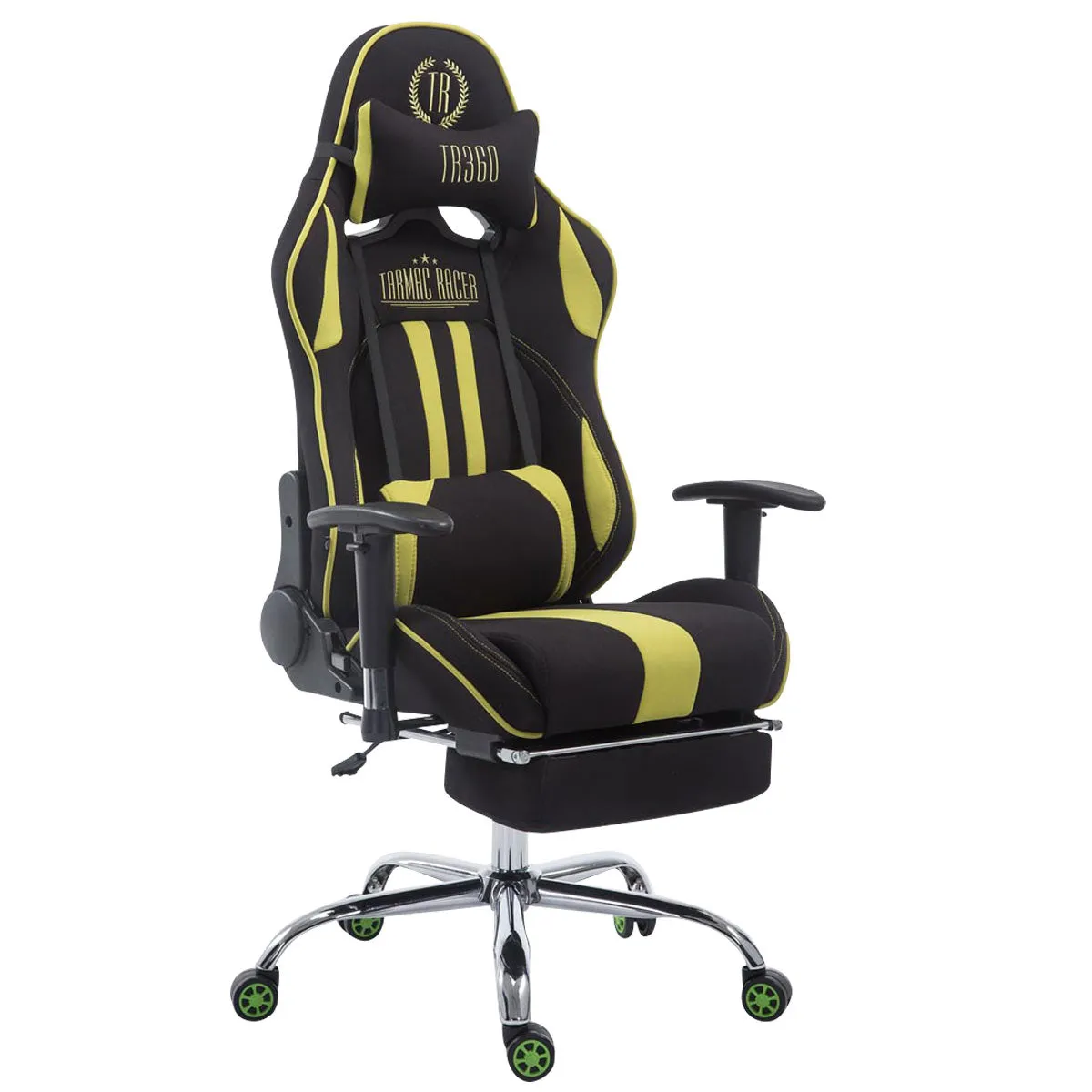 decoshop26 Fauteuil Gaming Vert