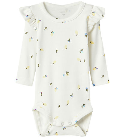 Name It Bodysuit l/ä - NmfFilly - Cloud Tänzerin m. Zitronen/Blu