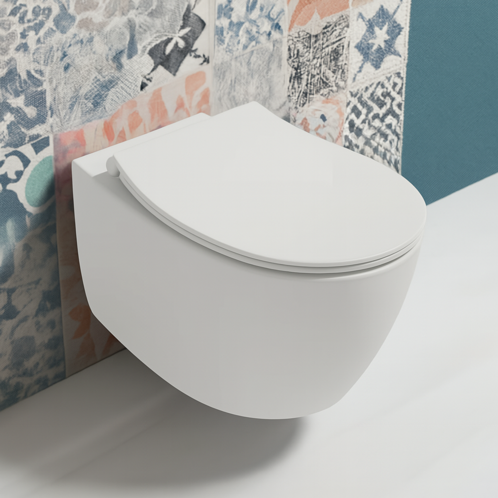 Isvea Sentimenti randloos toilet 51x36.5cm wit mat