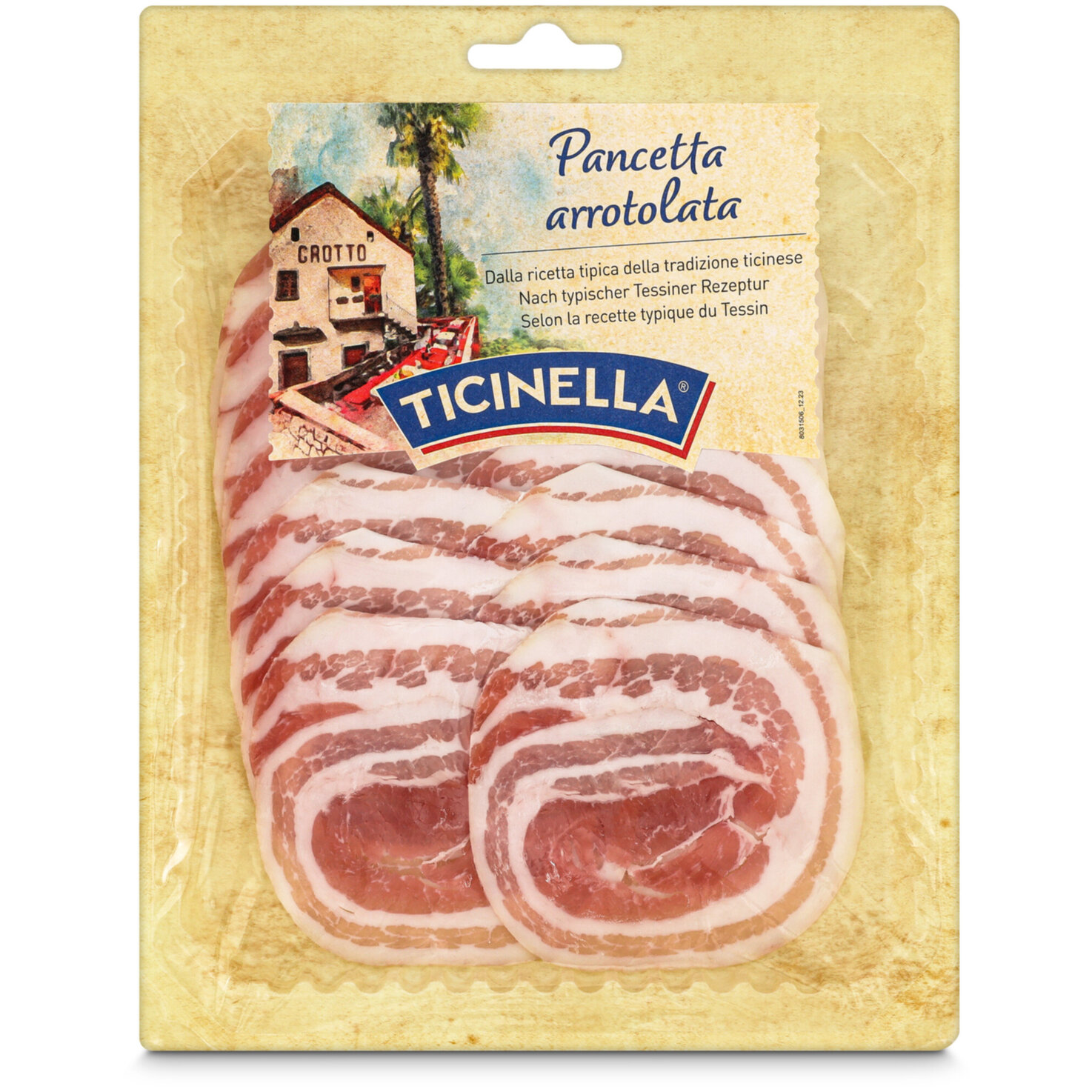 Ticinella Pancetta Arrotolata ca. 110g