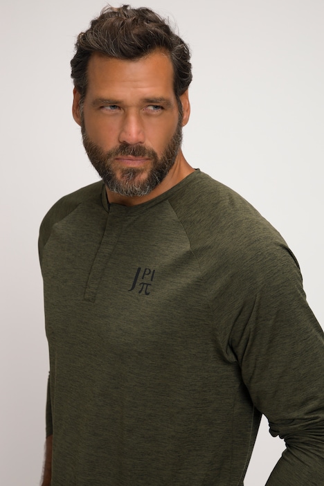 JAY-PI Funktions FLEXNAMIC®, Fitness, Langarm, Knopfleiste, QuickDry