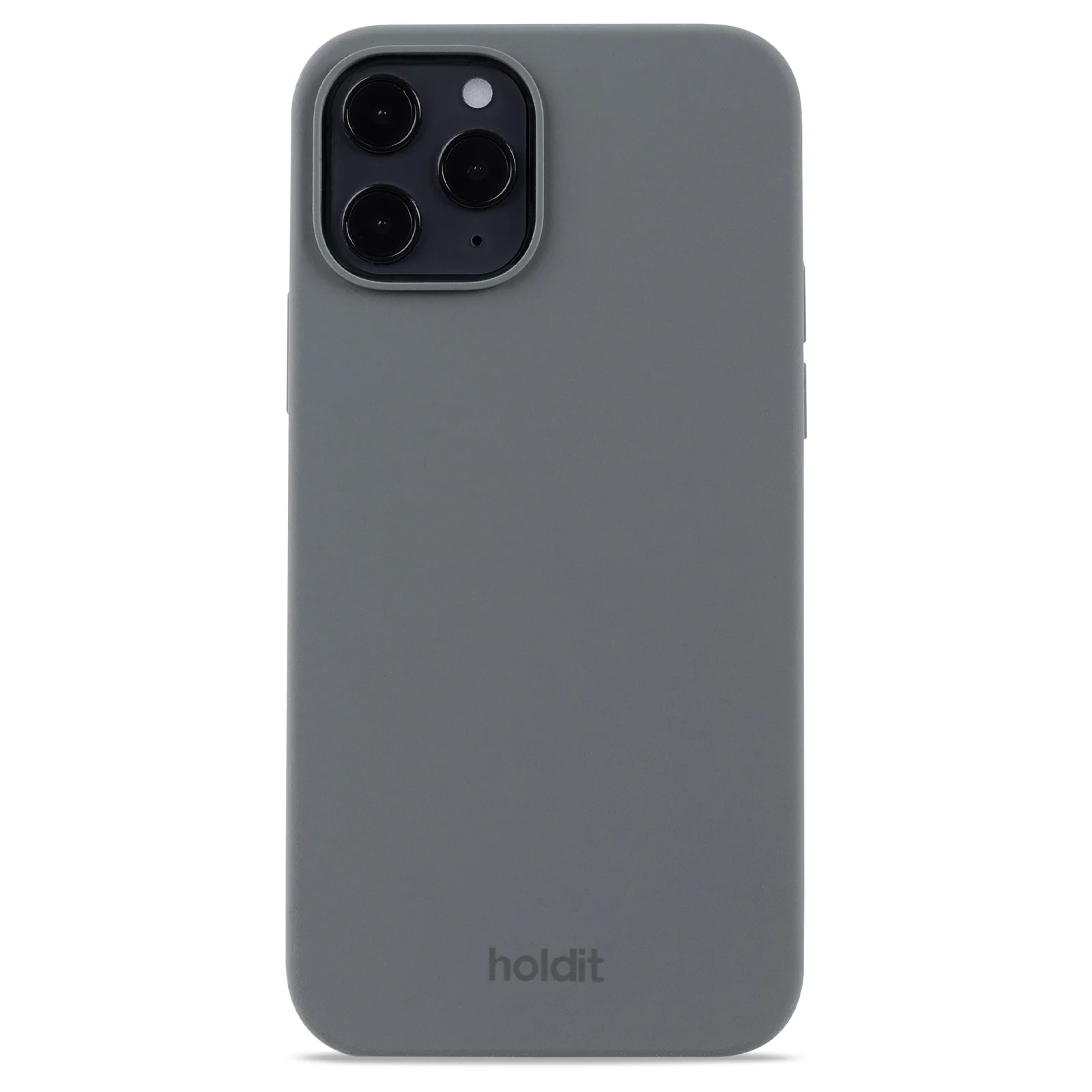 Holdit  iPhone 12/12 Pro Silicone cover - Space Gray