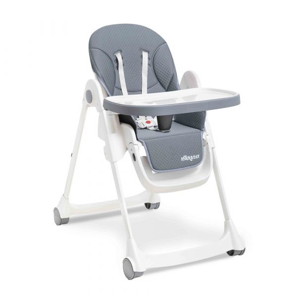 Interbaby Cadeira de Refeição Dobrável Comfort Eat Cinza
