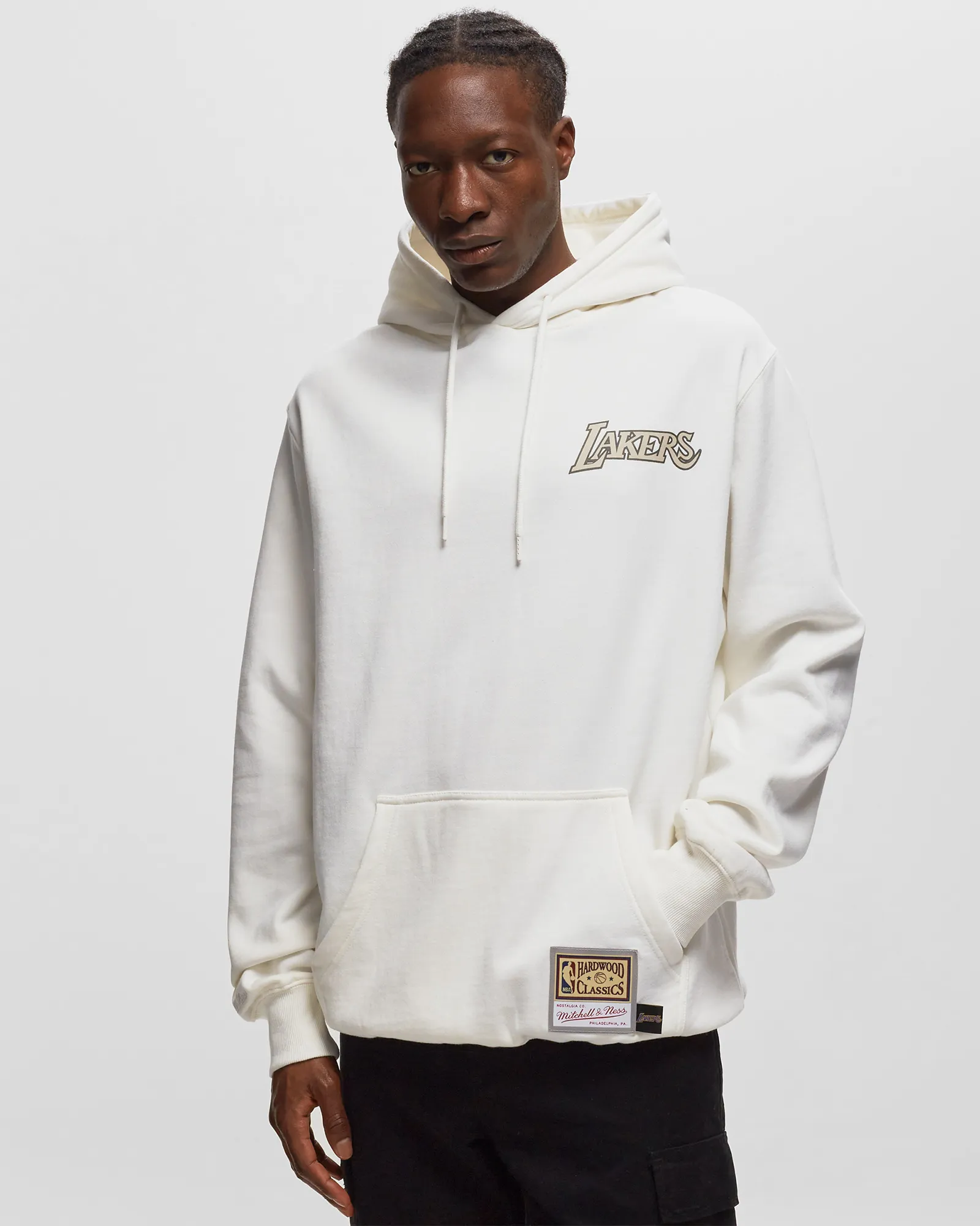 Mitchell & Ness NBA CREAM HOODIE LAKERS