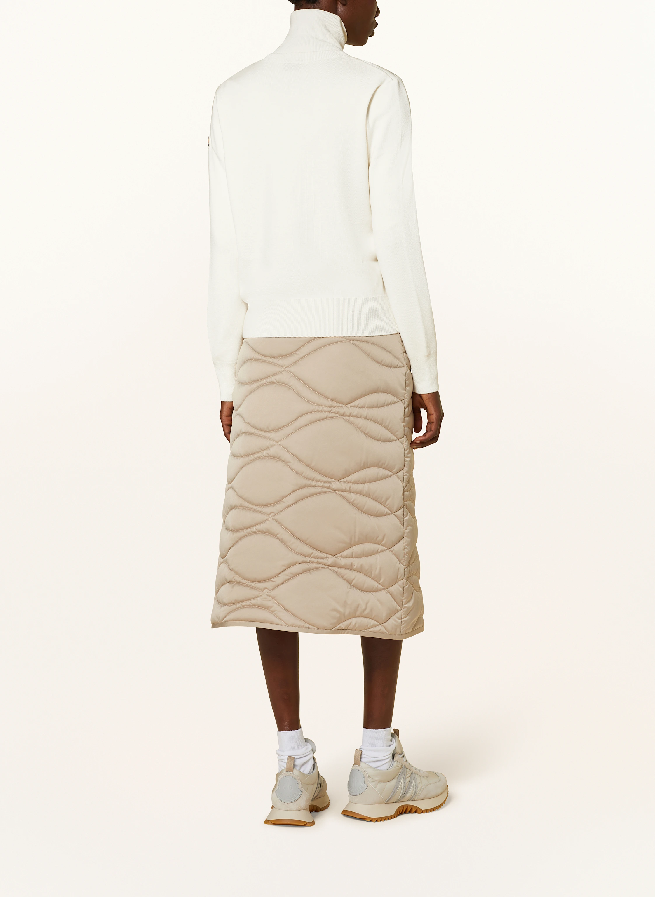 MONCLER Daunenjacke im Materialmix