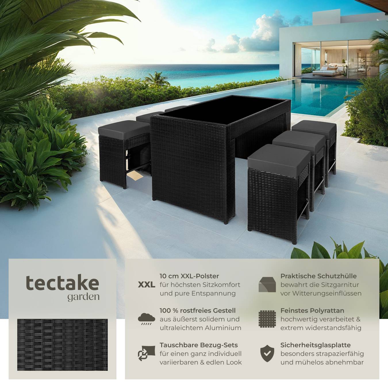 Rattan Barset Ibiza