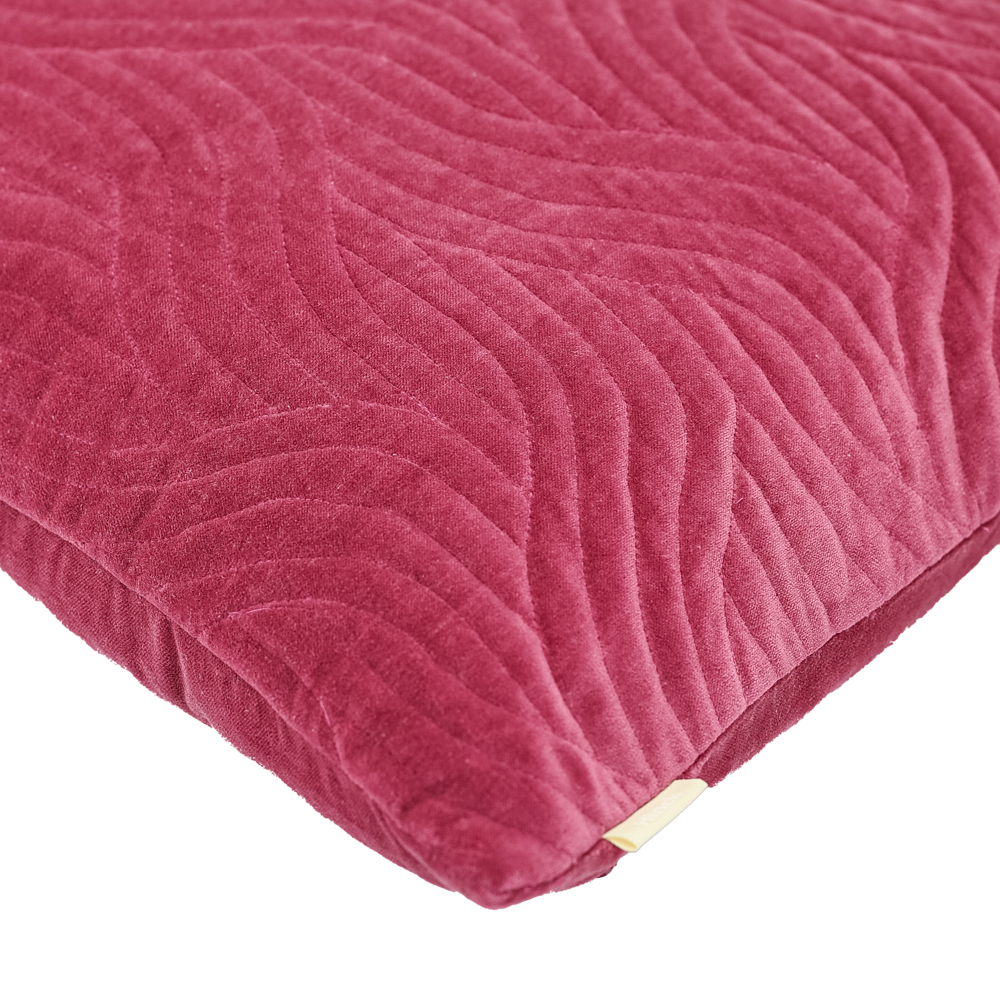 Sierkussen Curve velours blushpink 50x50 cm