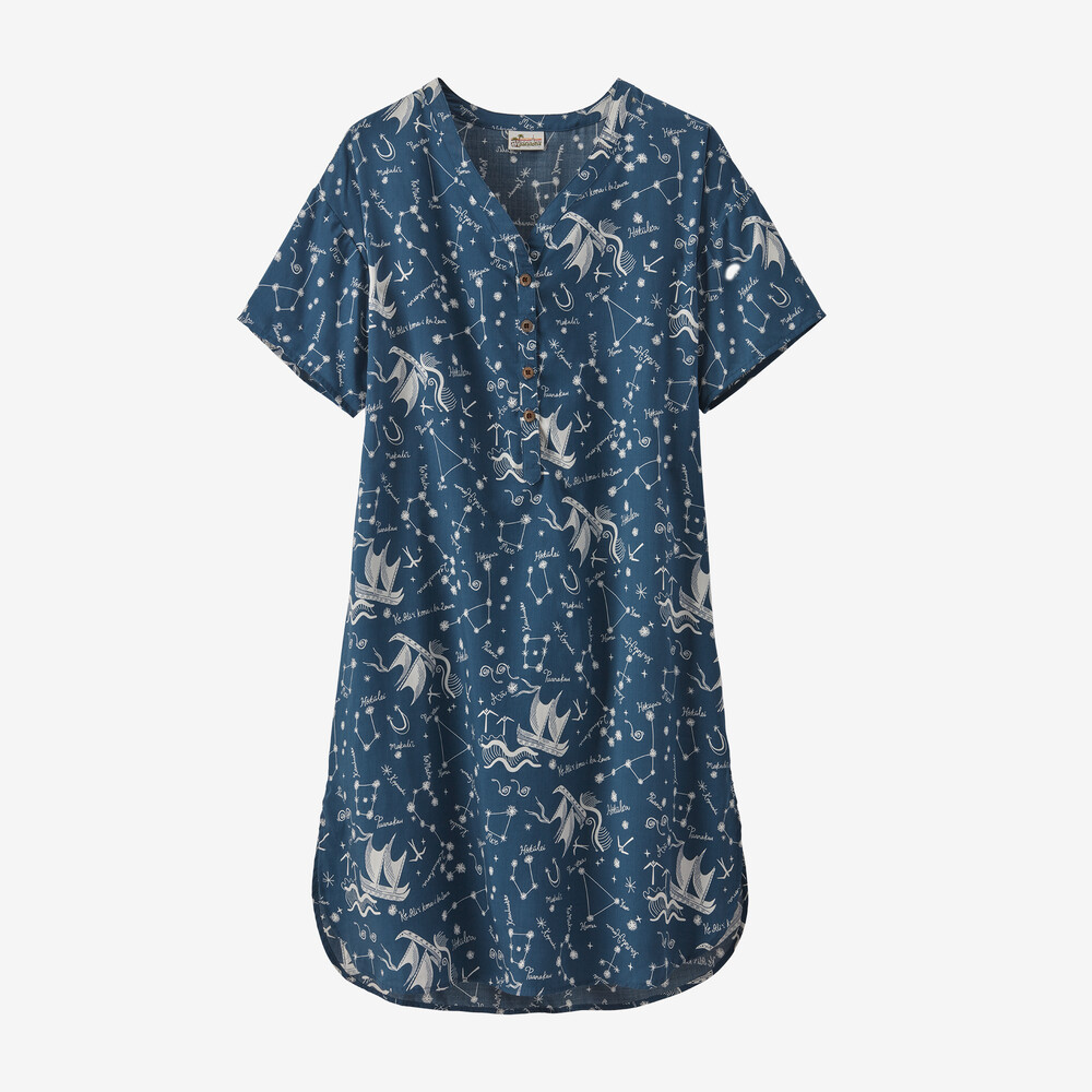Kurzärmeliges Pataloha-Kleid für Damen