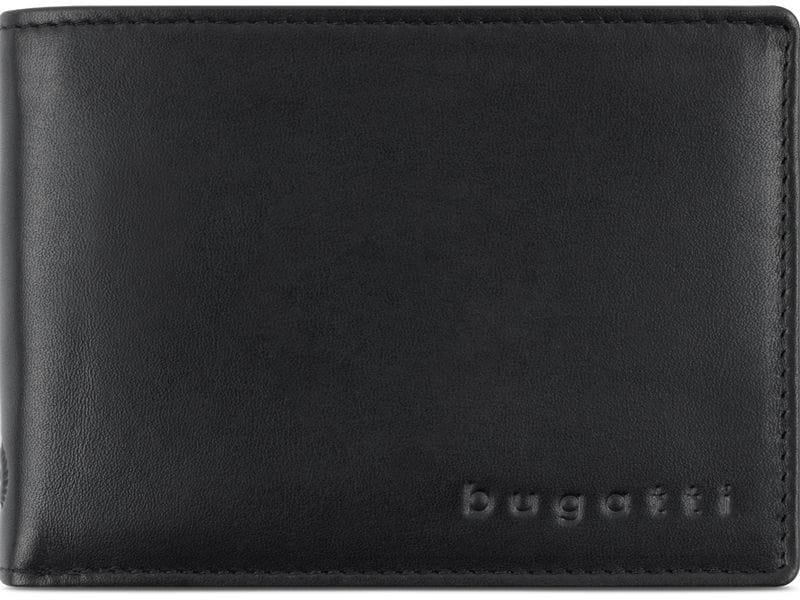 Bugatti Portemonnaie Primo 12.5 cm, Schwarz Damenbörse