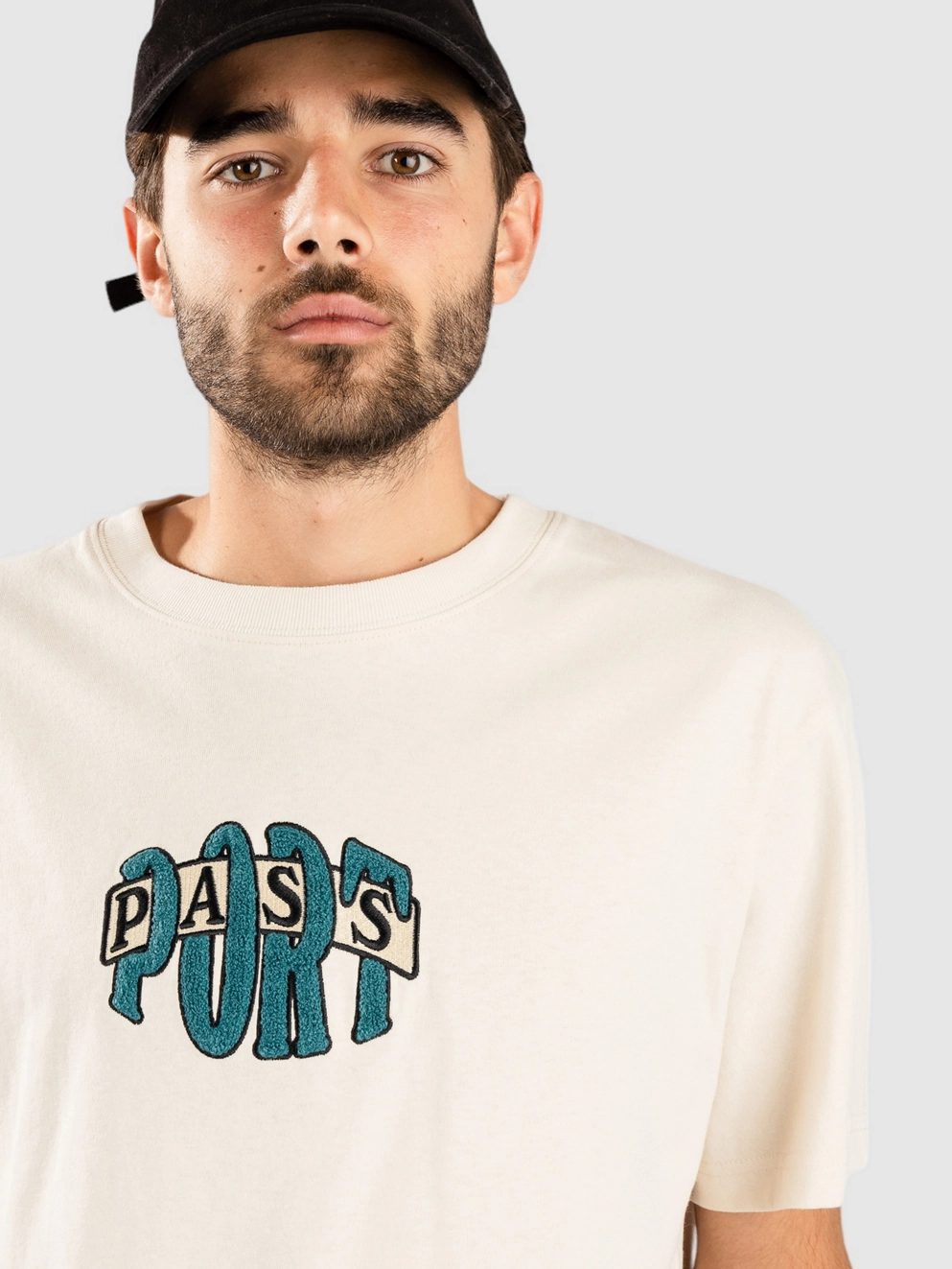 Pass Port Bulb Logo T-Shirt natural