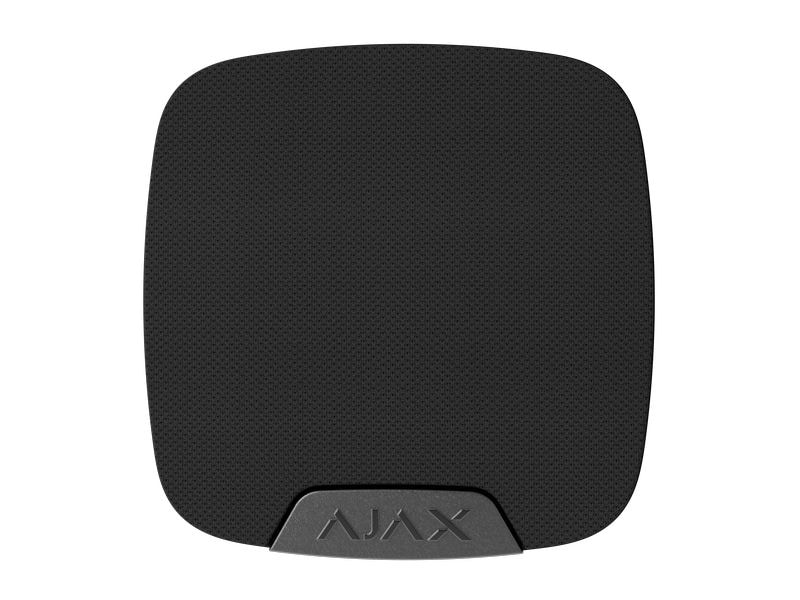 AJAX Baseline HomeSiren Jeweller Schwarz Kabellose Sirene mit LED-Anschluss