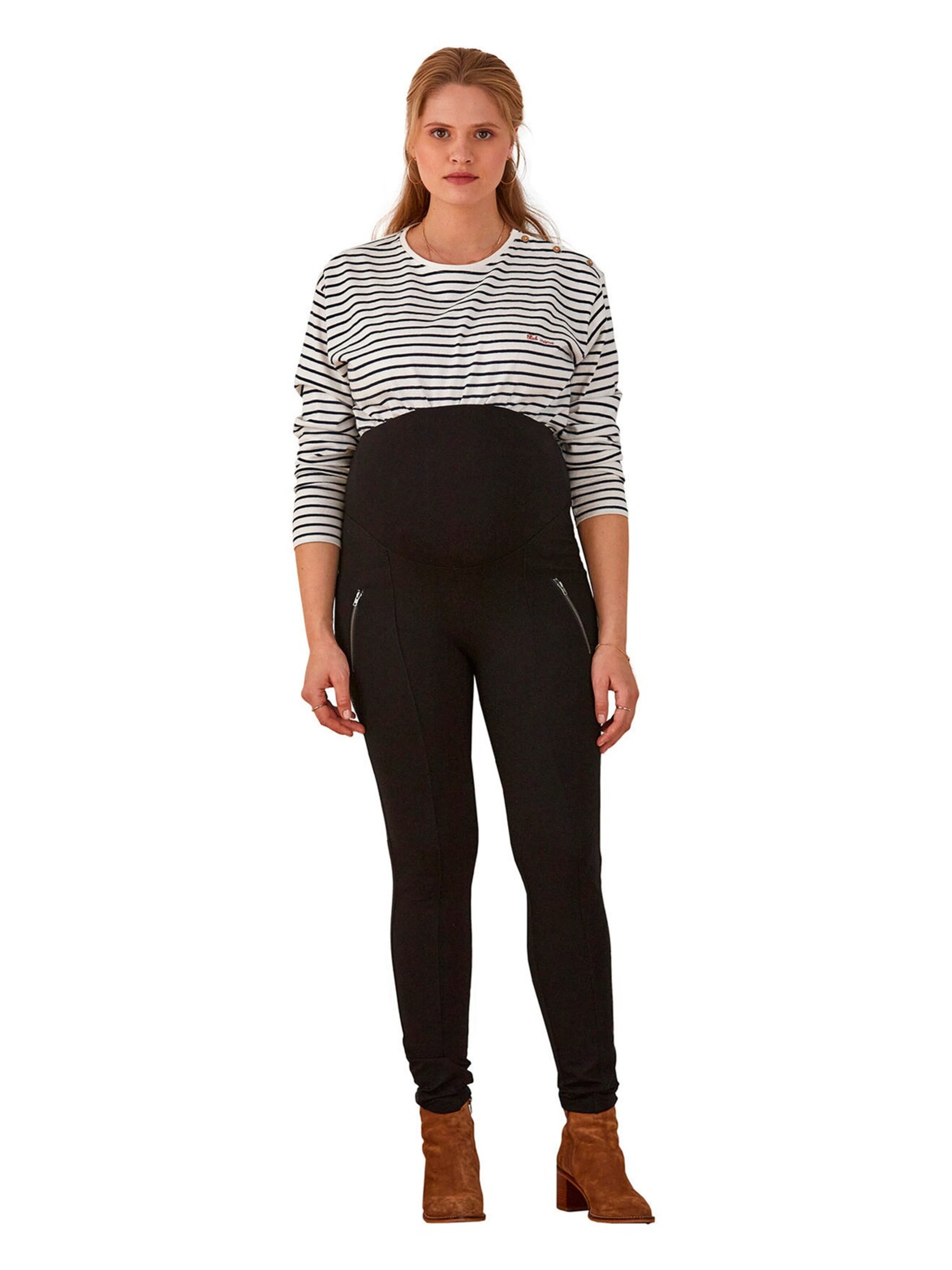 Vertbaudet Umstands-Leggings aus Stretch schwarz
