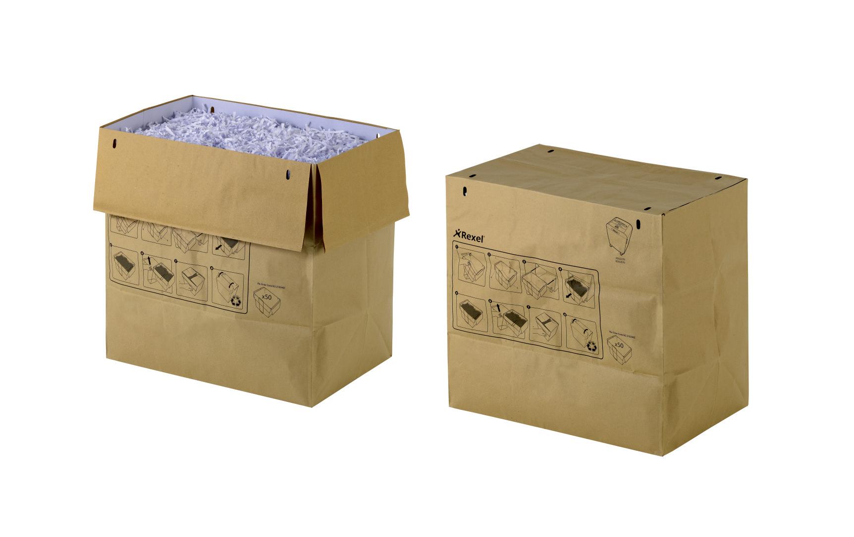 Abfallsäcke für Aktenvernichter 70 l 50 Stück<br>70 Liter Auffangvolumen, 50 Stück