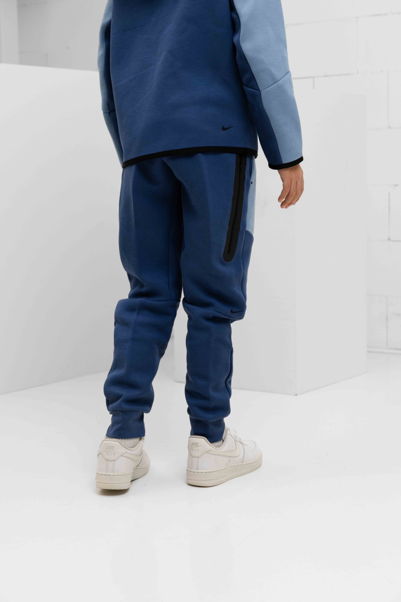 Nike Tech Fleece Trainingspak Kids Lichtblauw/Blauw