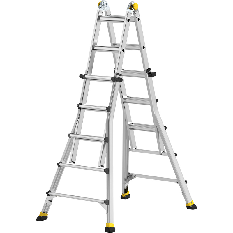 W.steps C1 telescopische vouwladder 5x5 treden 1450-2480 mm
