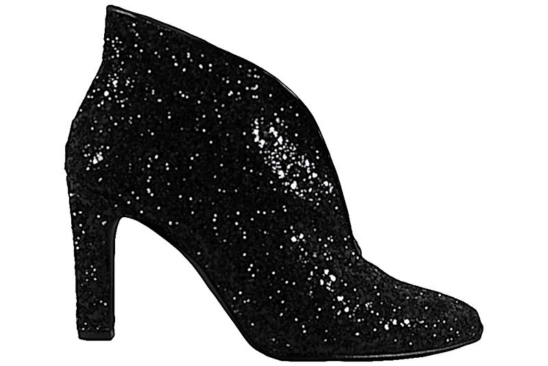 COPENHAGEN SHOES SUS GLITTER BLACK STØVLE