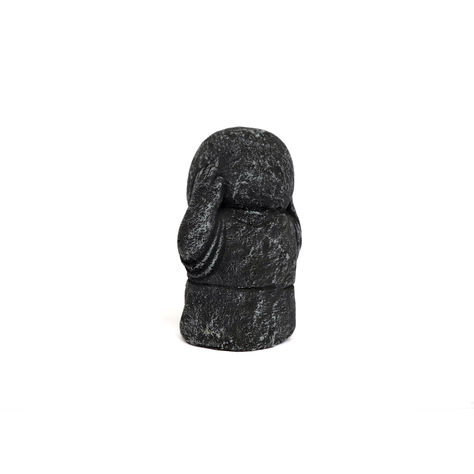 Zementfigur 'Fat Jizo - nichts hören', H 17 cm, B 12 cm, T 8 cm günstig bestellen