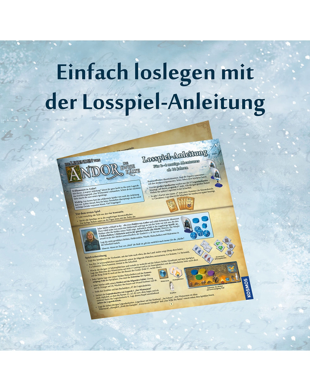 Gesellschaftsspiel ANDOR - DIE EWIGE KÄLTE in bunt