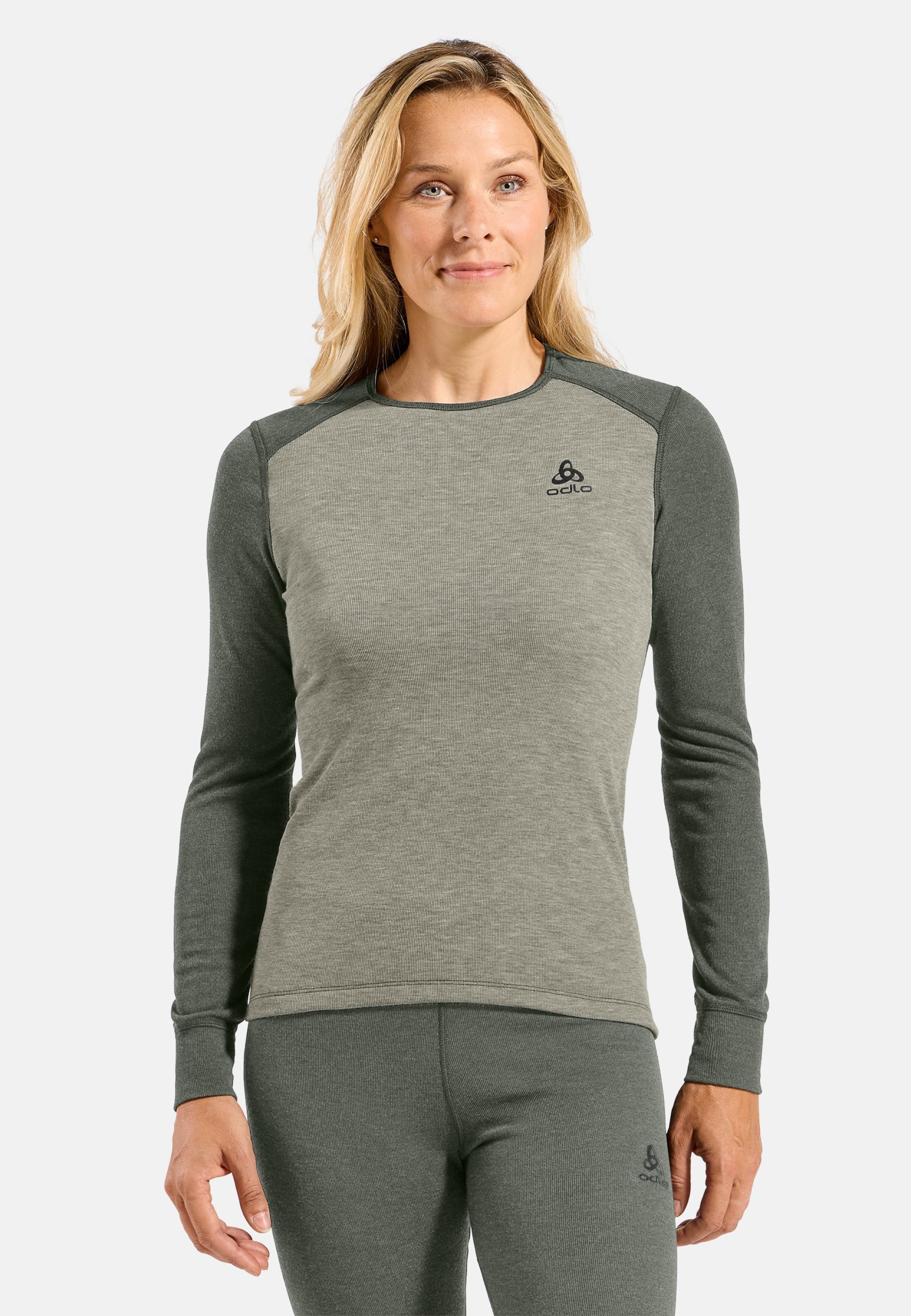 Active Warm Base layer Set in shadow - agate gray