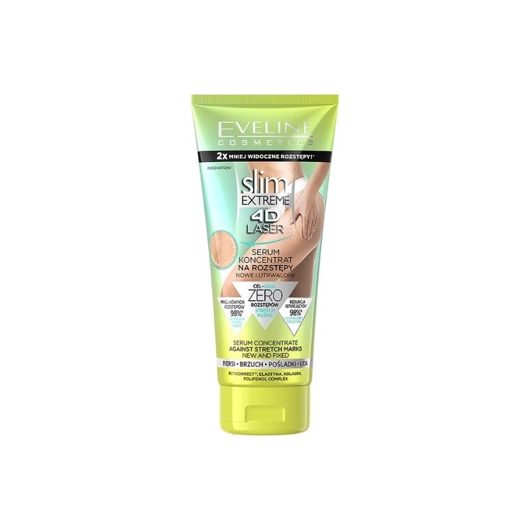 Eveline Slim Extreme 4D Serum – Konzentrat für neue und dauerhafte Dehnungsstreifen 150 ml
