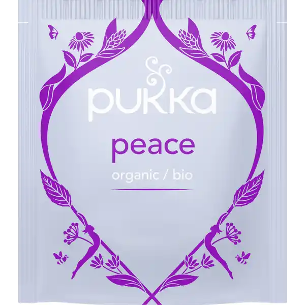 Bio-Kräutertee Peace, mit Grüner Minze, Ashwagandha und Hanfsamenöl